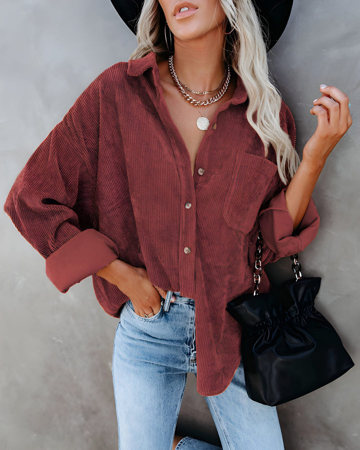 Women’s Shirt Jacket | Long Sleeves | Casual & Cosy Fit