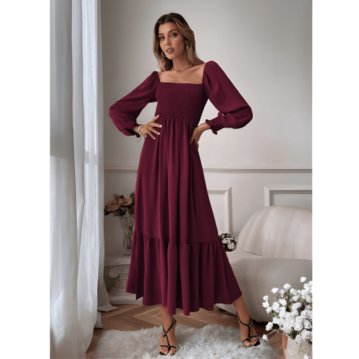 Women Dress | Long Sleeve | Flattering Silhouette | Autumn