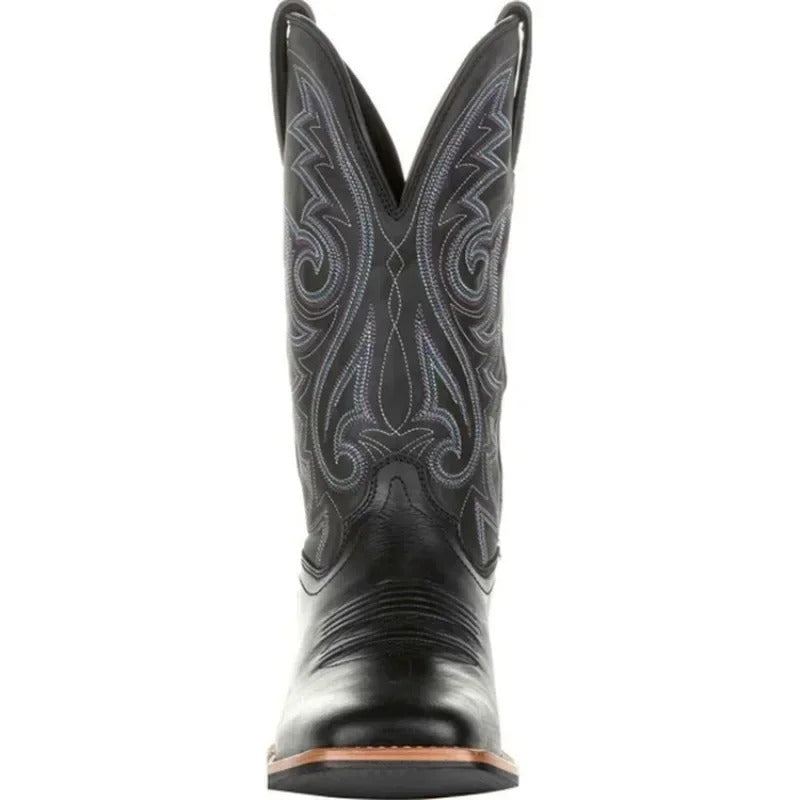 Men’s Boots | Western Cowboy Shoes | Luxury PU Leather