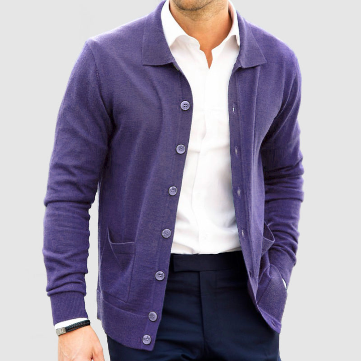 Men's Cardigan | Classic Button Cardigan | Mens Refined Clothing