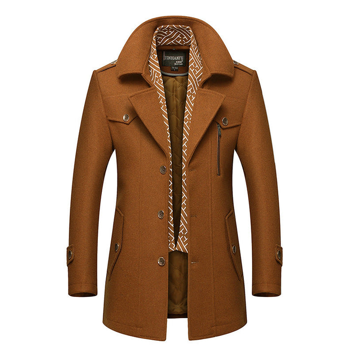 Mens Coats | Mid Length Design | Classic Mens Clothing