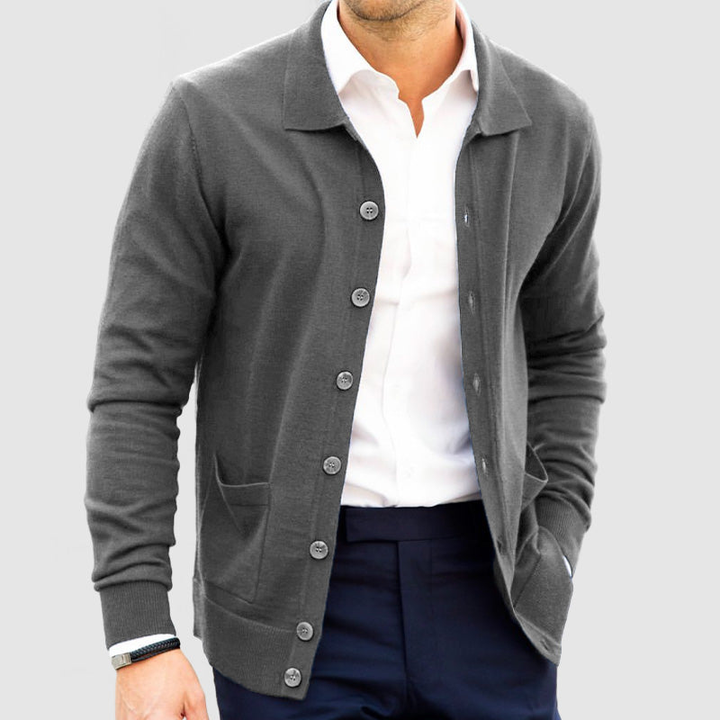 Men's Cardigan | Classic Button Cardigan | Mens Refined Clothing
