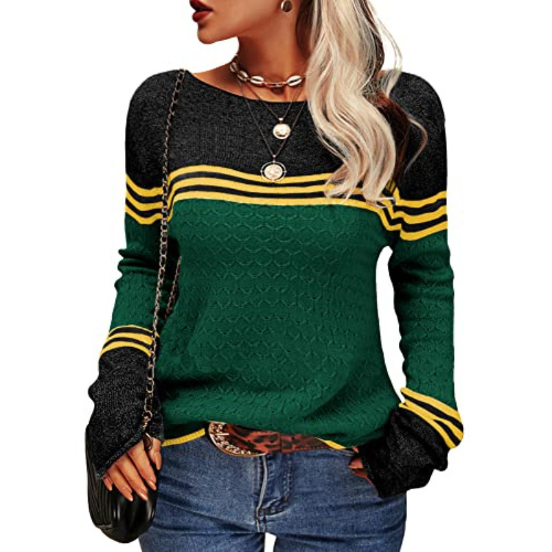 Womens Jumpers | Striped Sweater | Trendy Clothing