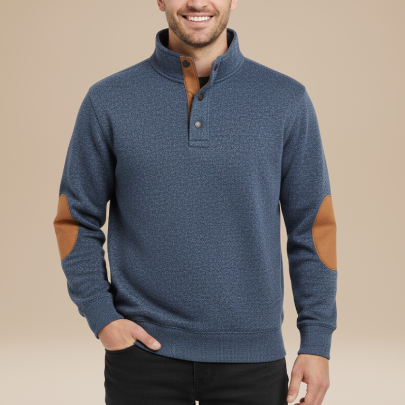 Men’s Jumper | Patch Casual Design | Casual Mens Clothing