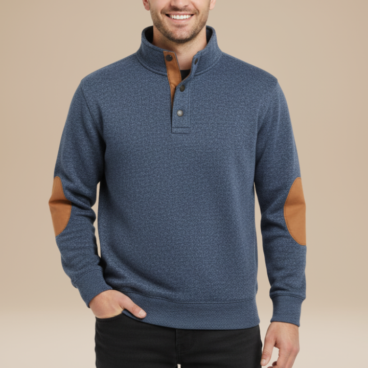 Men’s Jumper | Patch Casual Design | Casual Mens Clothing