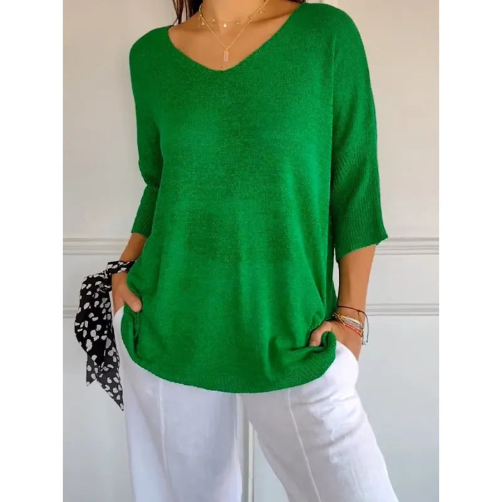 Women’s Top | V Neck | Casual T Shirt | Knit Clothing