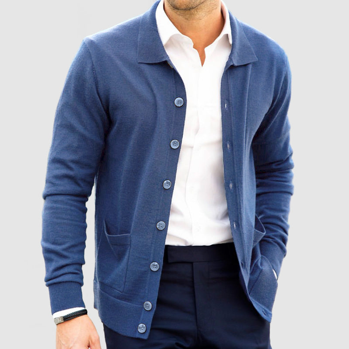 Men's Cardigan | Classic Button Cardigan | Mens Refined Clothing