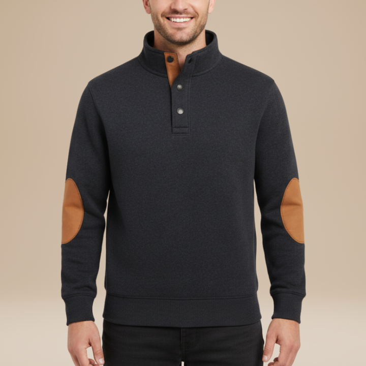 Men’s Jumper | Patch Casual Design | Casual Mens Clothing