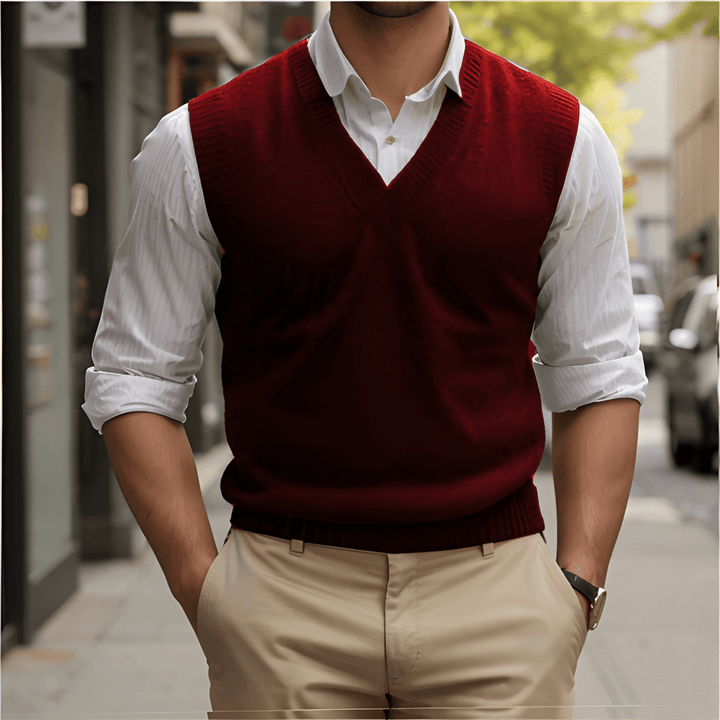 Men's Jumper | Classic V Neck Style | Mens Modern Clothing