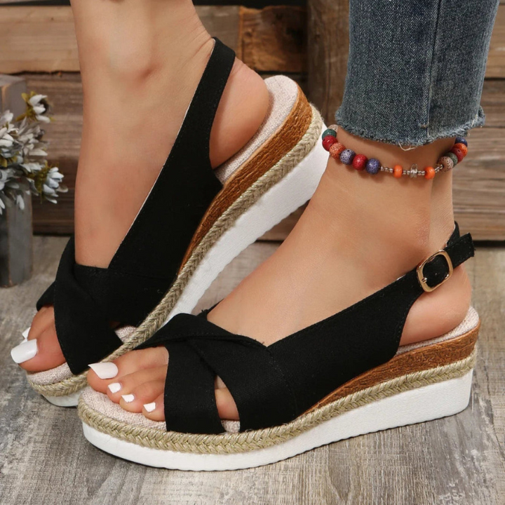 Women’s Shoes| Fish Mouth Open Toe | Wedge Heel