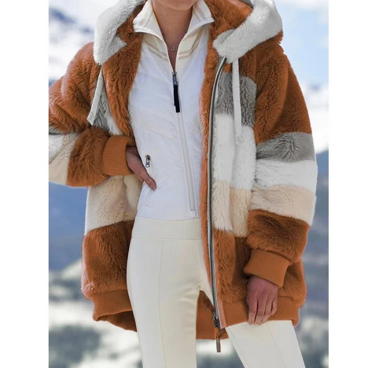 Women's Jacket | Oversized Hooded Coat | Casual Zip-Up Hoodie