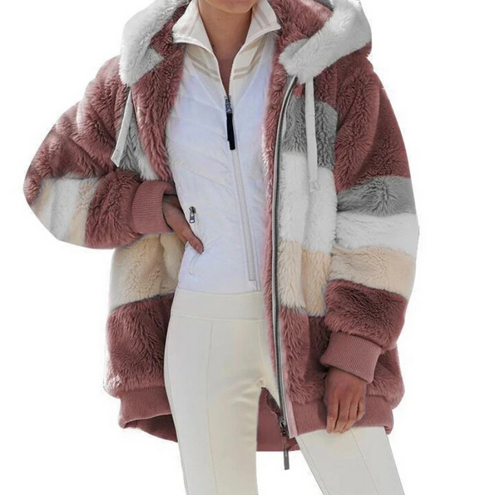 Women's Jacket | Oversized Hooded Coat | Casual Zip-Up Hoodie