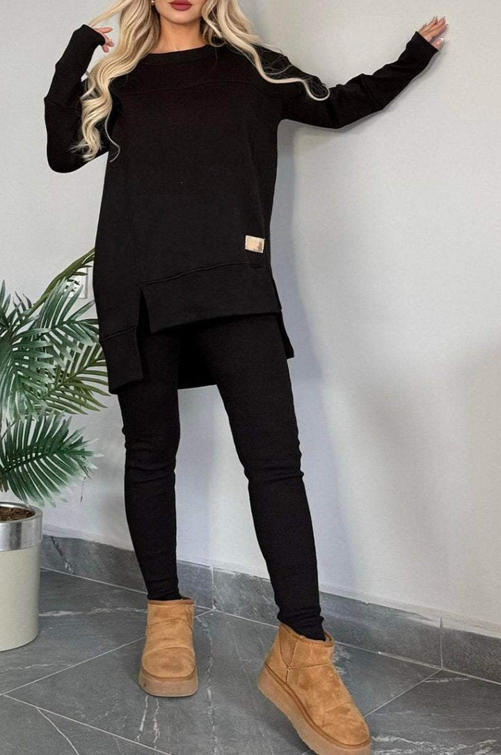 Women’s Set | Oversized Clothing Style | Long Sleeve Lounge Set