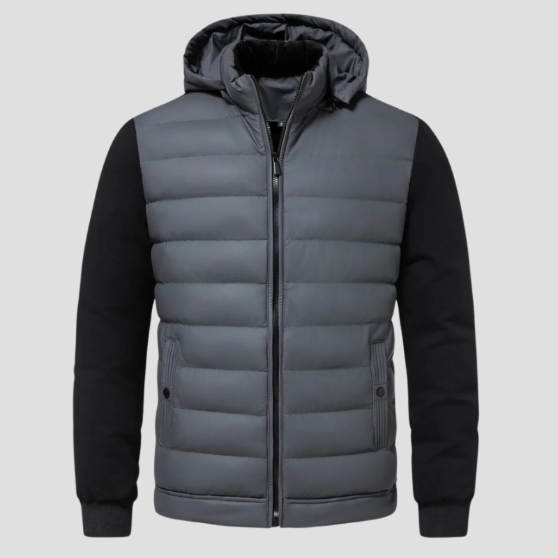 Mens Winter Jackets | Lightweight Hooded Puffer Design | Sporty Mens Clothing