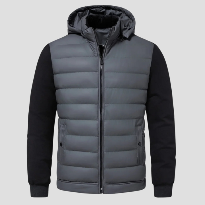 Mens Winter Jackets | Lightweight Hooded Puffer Design | Sporty Mens Clothing