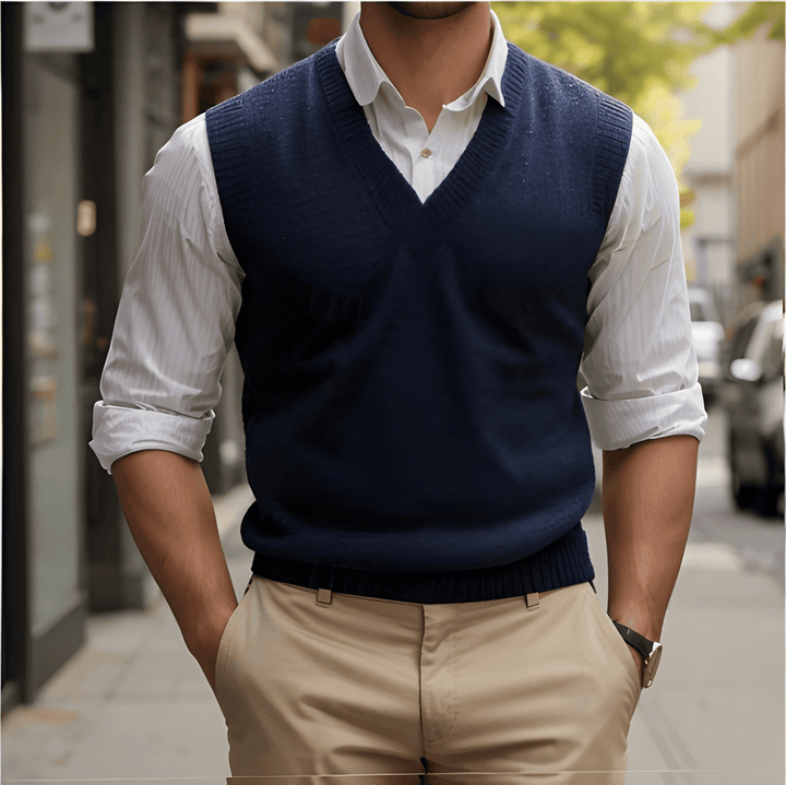 Men's Jumper | Classic V Neck Style | Mens Modern Clothing