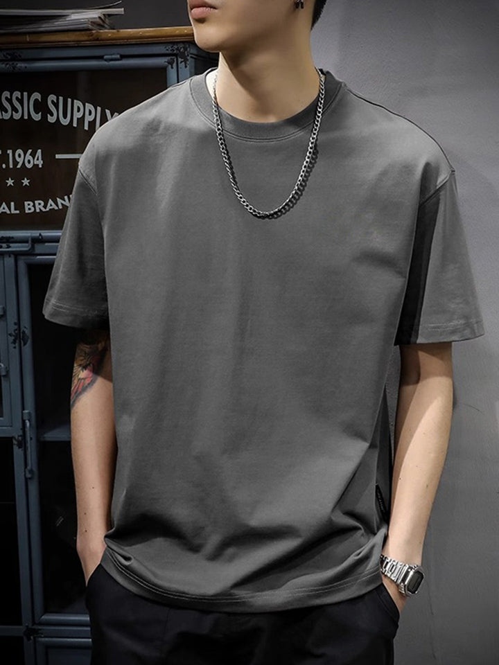 Men's Summer T-Shirt | Breathable & Lightweight | Short Sleeves & Round Neck | Casual