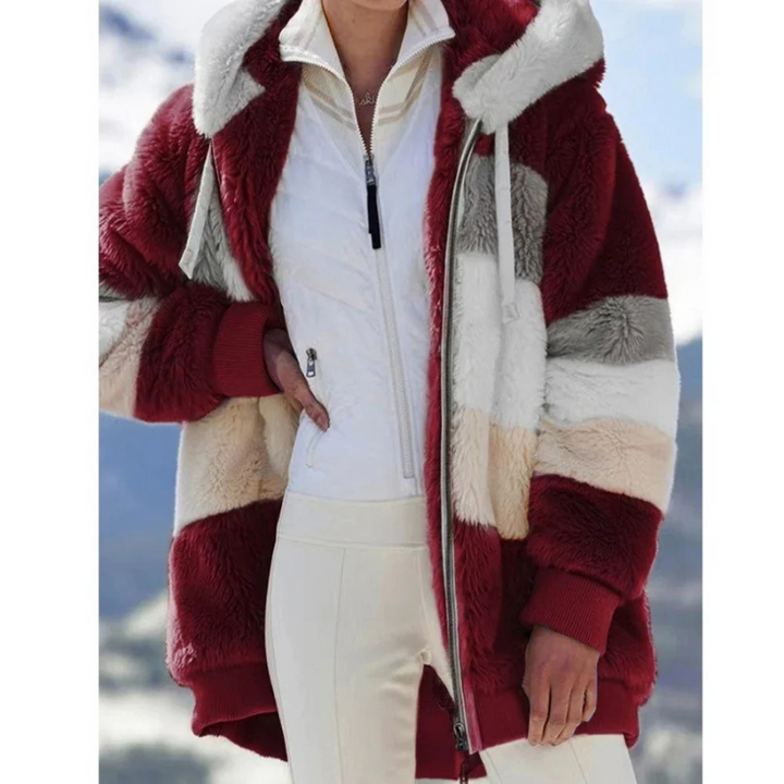 Women's Jacket | Oversized Hooded Coat | Casual Zip-Up Hoodie