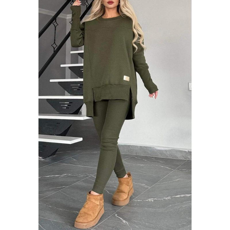 Women’s Set | Oversized Clothing Style | Long Sleeve Lounge Set