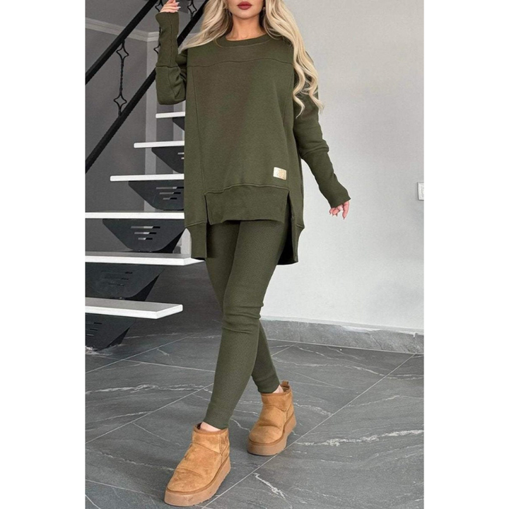 Women’s Set | Oversized Clothing Style | Long Sleeve Lounge Set