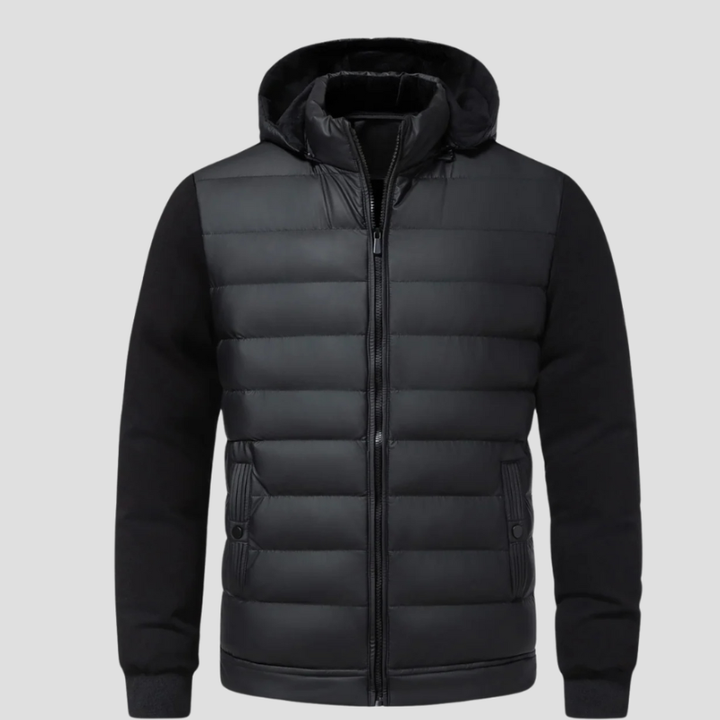 Mens Winter Jackets | Lightweight Hooded Puffer Design | Sporty Mens Clothing