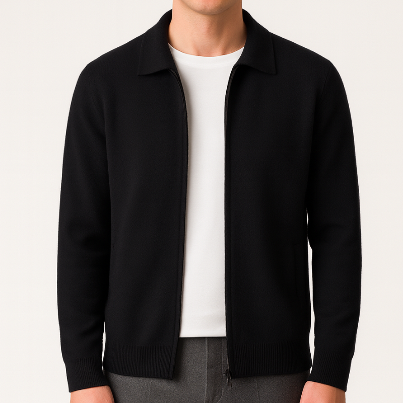Men’s Cardigan | Classic Zip Design | Smart Mens Clothing