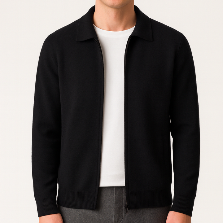 Men’s Cardigan | Classic Zip Design | Smart Mens Clothing