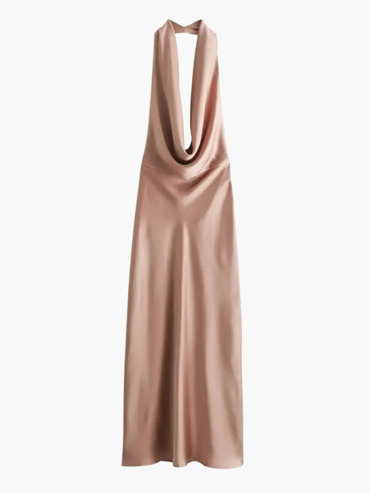 Women's Maxi Dress | Cowl Neck Elegance | Evening Style Dresses