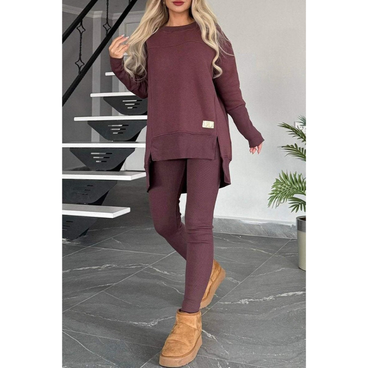 Women’s Set | Oversized Clothing Style | Long Sleeve Lounge Set