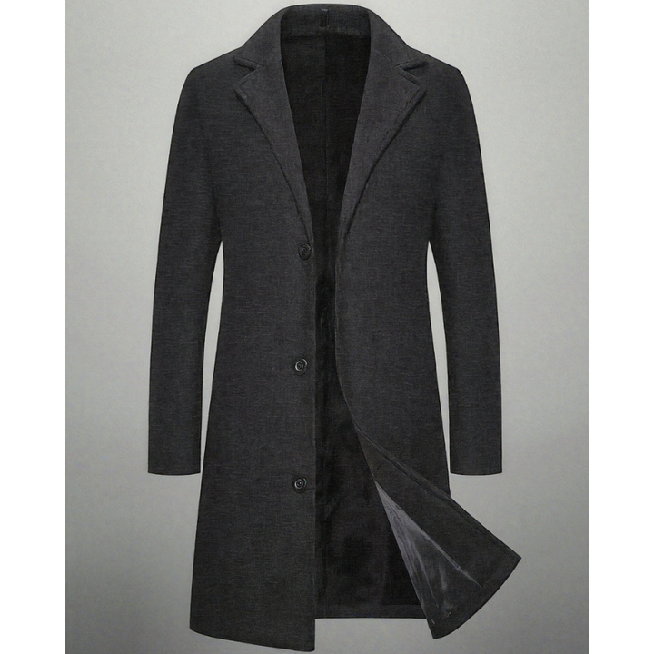 Mens Winter Jackets | Long Tailored Overcoat | Elegant Mens Clothing