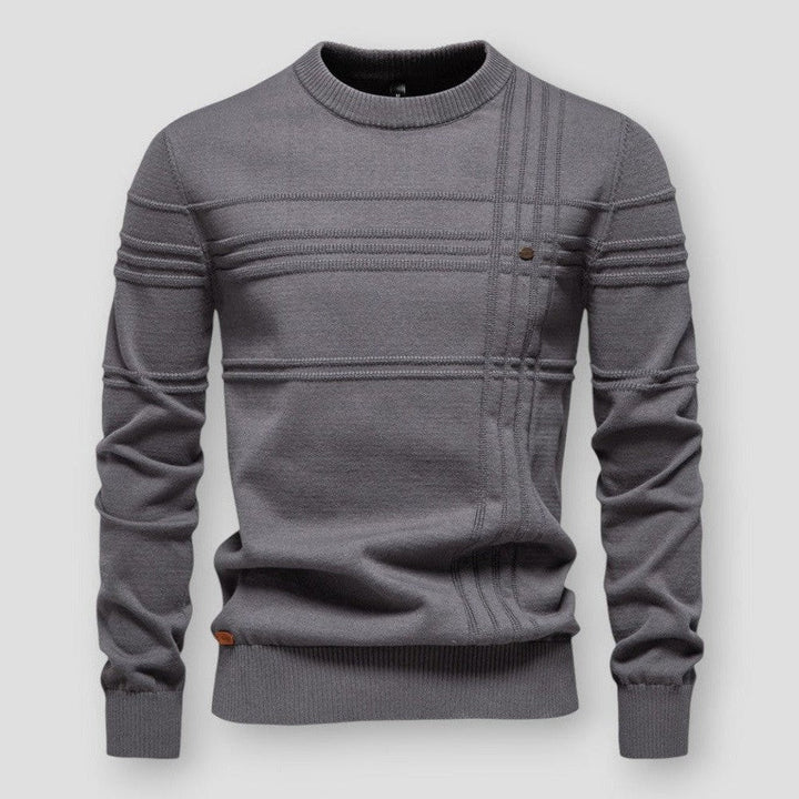 Men's Sweatshirt | Classic Crew-Neck Knit | Stylish Mens Clothing