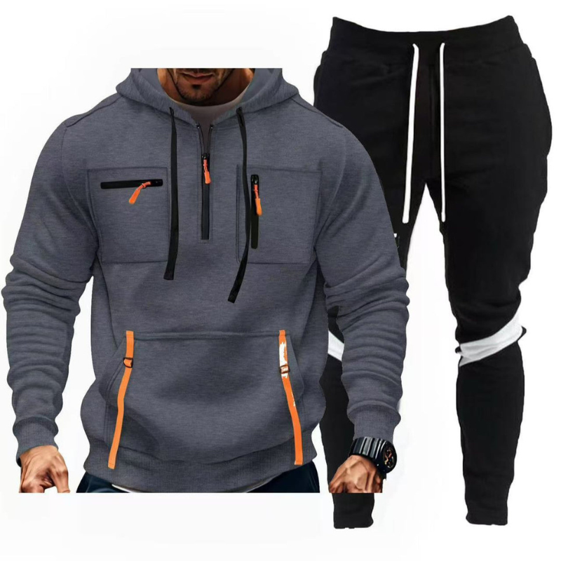 Men’s Tracksuit | Slim Fit | With Hood | Winter
