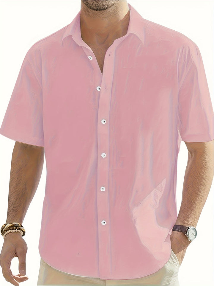 Men's Shirt | Plain Design | Soft & Breathable Cotton | Work & Casual