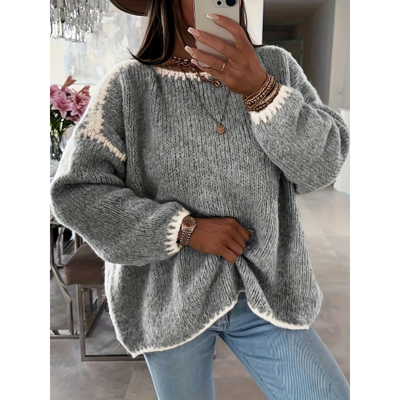 Women’s Jumper | Round Neck Sweater | Winter Autumn Clothing