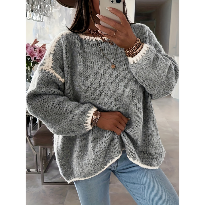 Women’s Jumper | Round Neck Sweater | Winter Autumn Clothing
