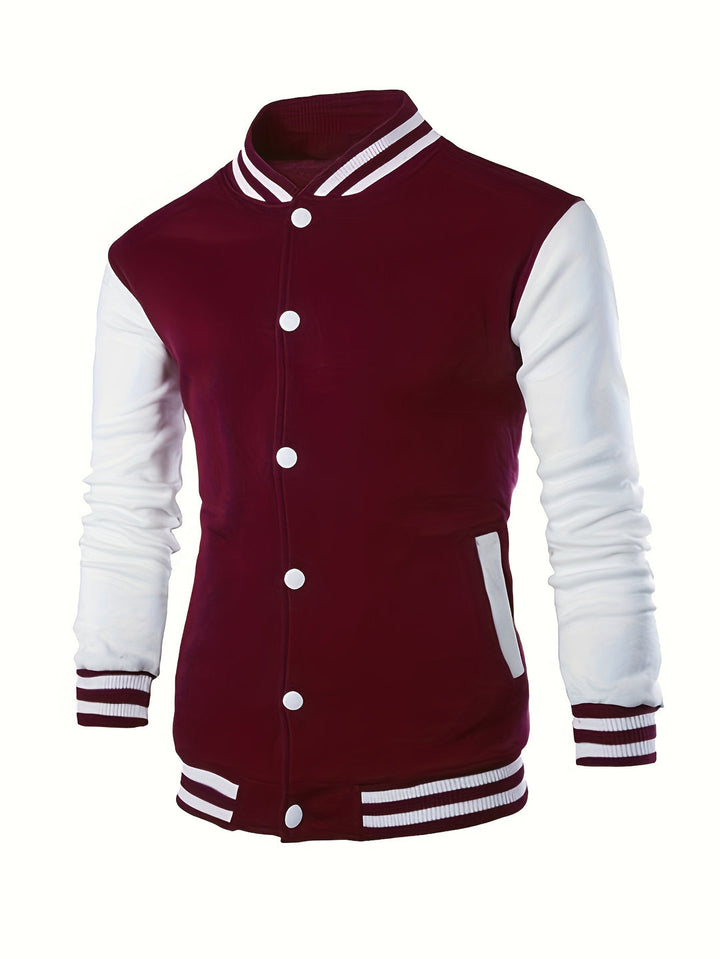 Men’s Jacket | Retro Casual | With Buttons | Autumn