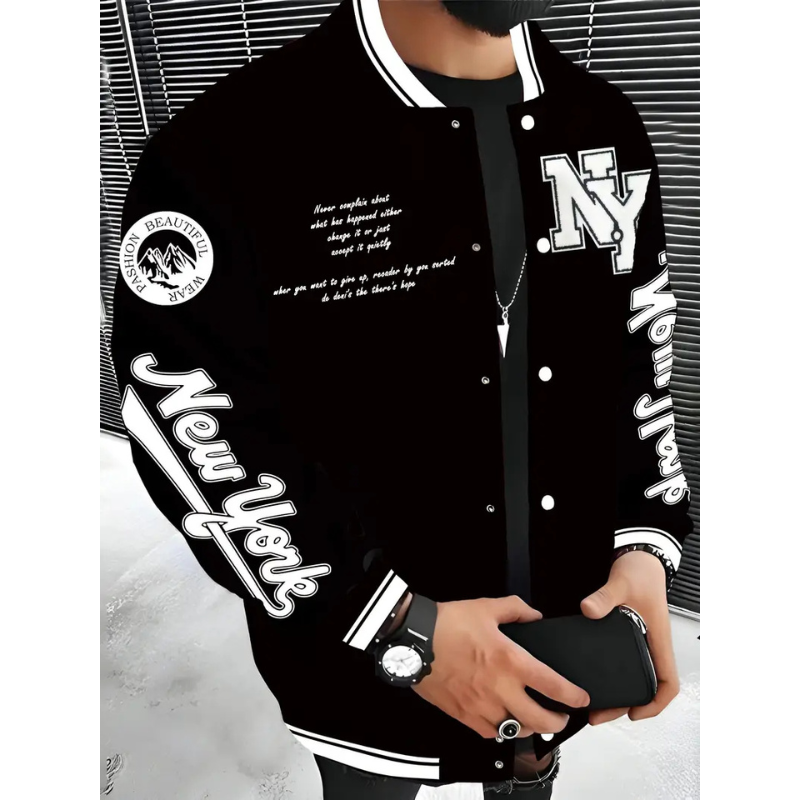 Mens Winter Jackets | Varsity Streetwear Design | Classic Mens Clothing