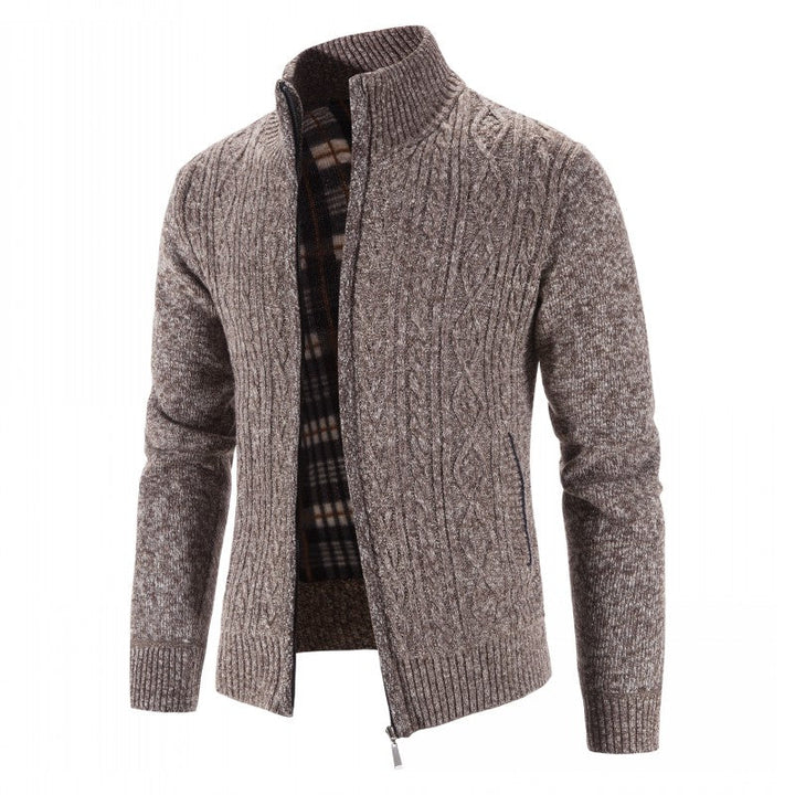 Mens Winter Jackets | Warm Zip Knit Jacket Style | Everyday Mens Clothing