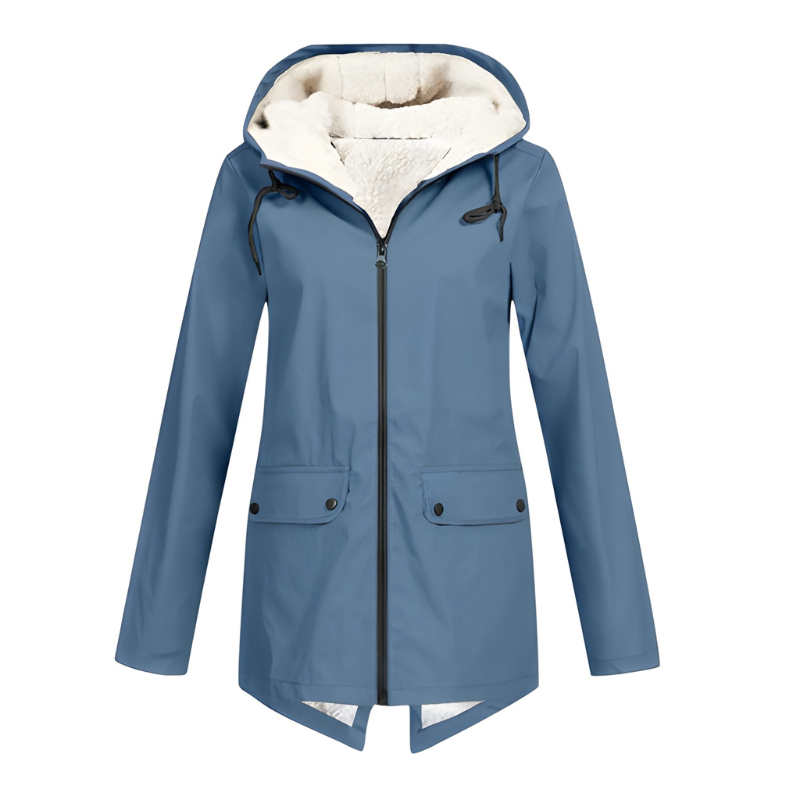 Women’s Coat | Waterproof Hooded Winter Clothing | Elegant Trench Style