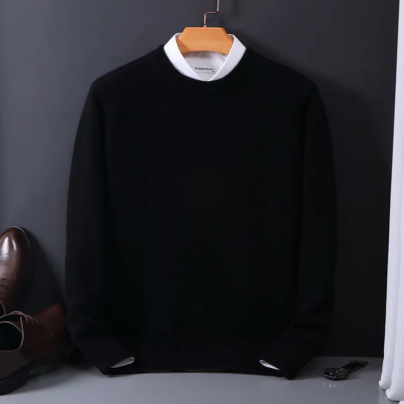 Men's Jumper | Soft Classic Crewneck Knit Style | Mens Clothig