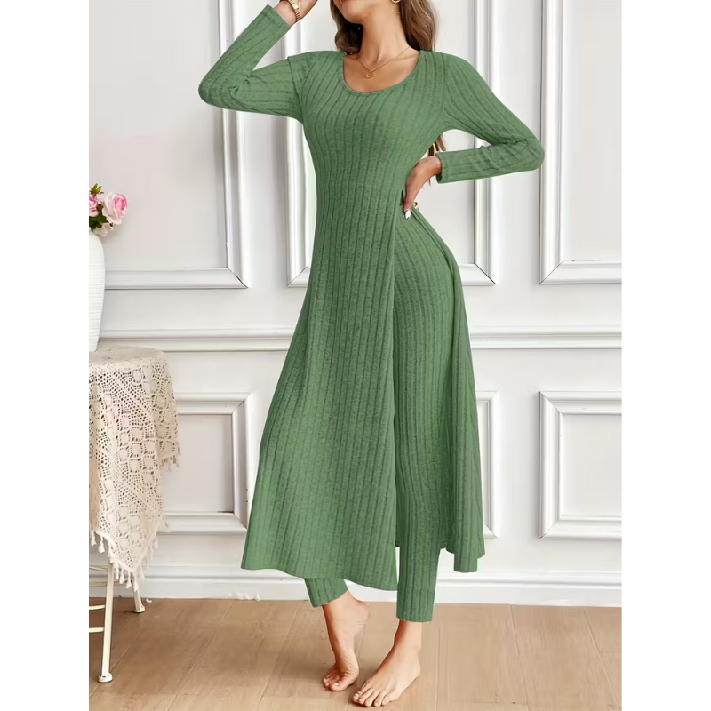 Women’s Two-Piece Set | Long Sleeve Top & Pants | Clothing
