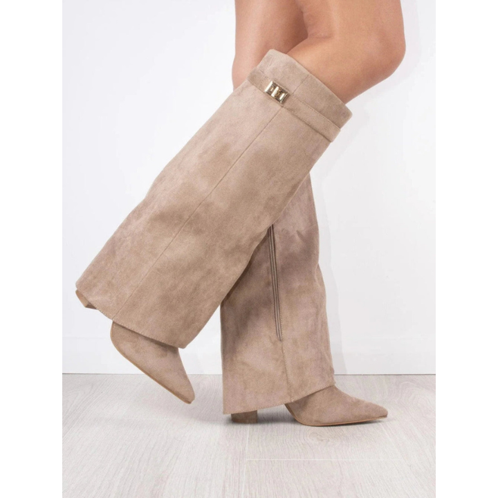 Knee High Boots | Pointed Toe Style | Women Fashion Shoes