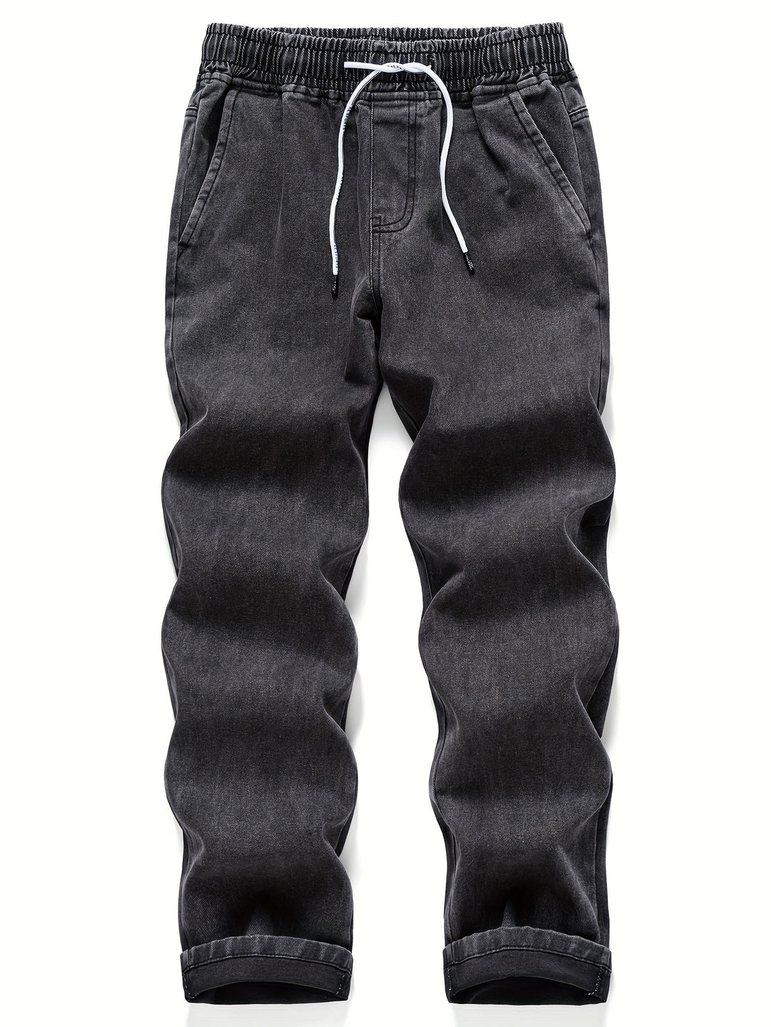Men’s Jeans | Drawstring Waist | Casual & Comfortable | Outdoor Activities | Denim