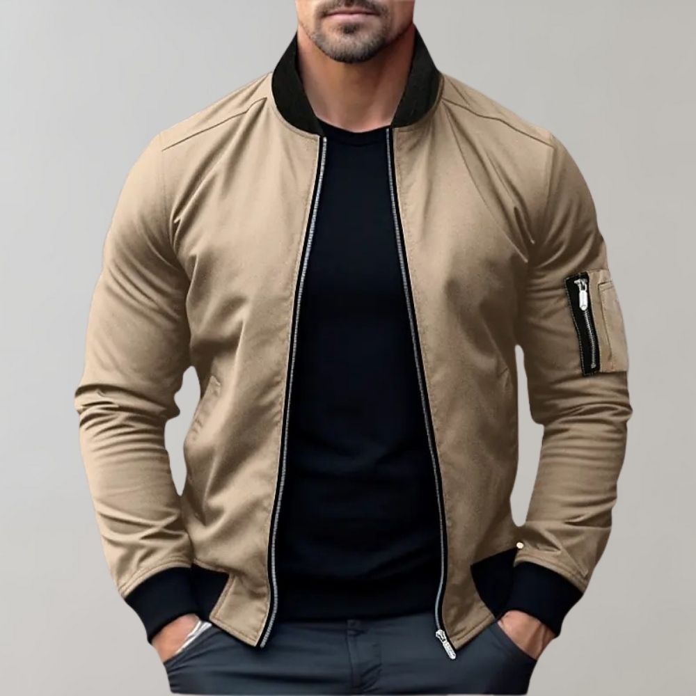 Mens Winter Jackets | Sleek Minimal Zip Style | Casual Mens Clothing