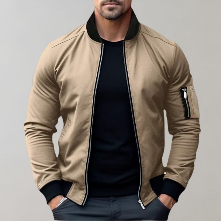 Mens Winter Jackets | Sleek Minimal Zip Style | Casual Mens Clothing