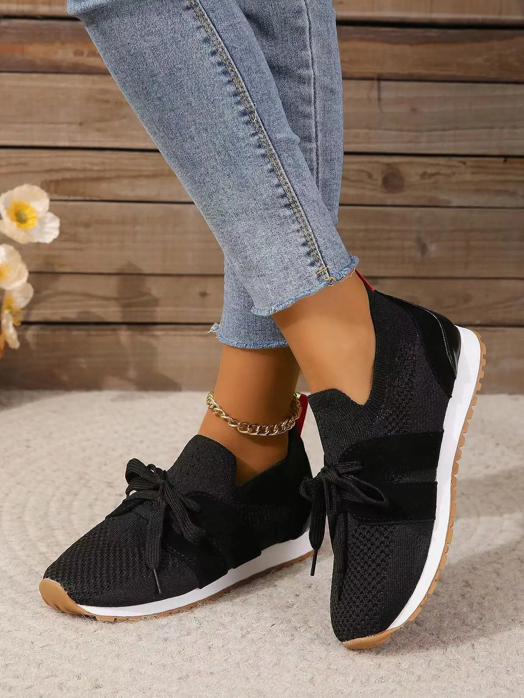 Women’s Trainers | Lightweight Knitted Sneakers | Slip-On Shoes