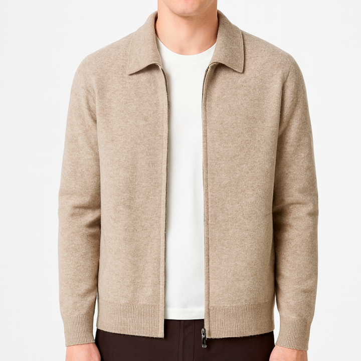 Men’s Cardigan | Classic Zip Design | Smart Mens Clothing