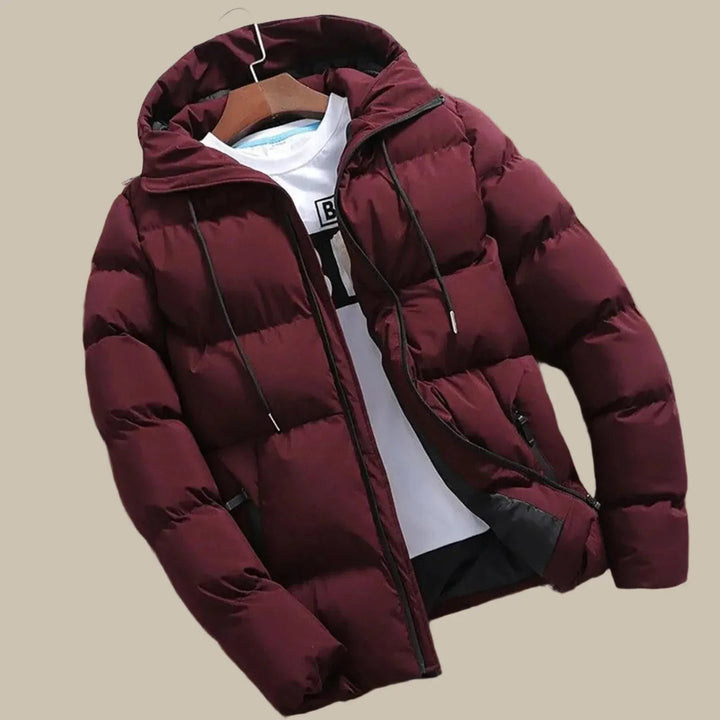 Mens Winter Jackets | Hooded Warm Puffer | Classic Mens Clothing