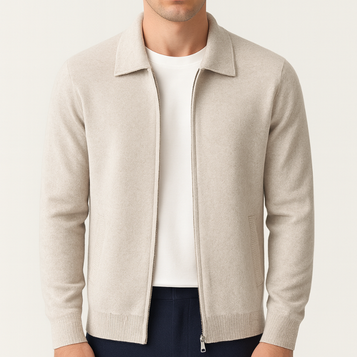 Men’s Cardigan | Classic Zip Design | Smart Mens Clothing