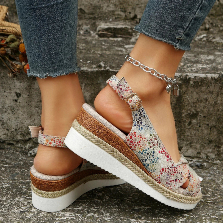 Women’s Shoes| Fish Mouth Open Toe | Wedge Heel
